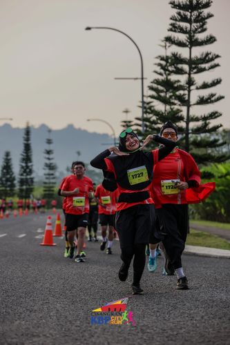 Race photo from CISANGKAN KBP CITY RUN 2025
