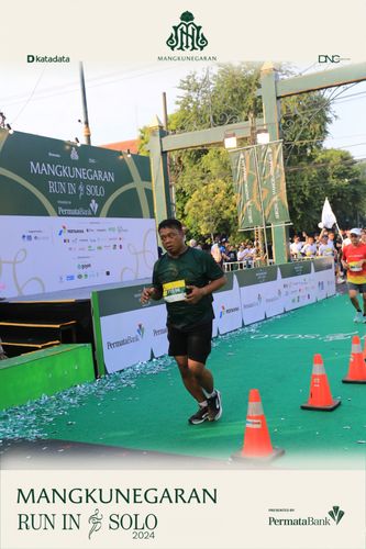 Race photo from Mangkunegaran Run 2024