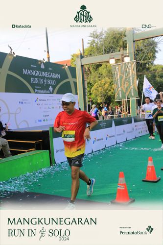 Race photo from Mangkunegaran Run 2024