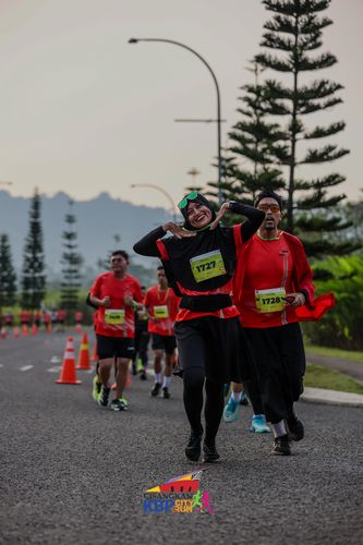 Race photo from CISANGKAN KBP CITY RUN 2025