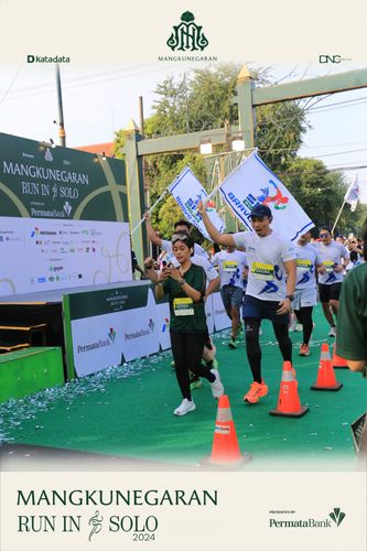 Race photo from Mangkunegaran Run 2024