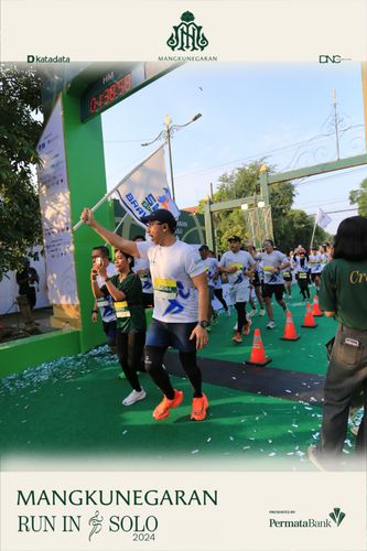 Race photo from Mangkunegaran Run 2024