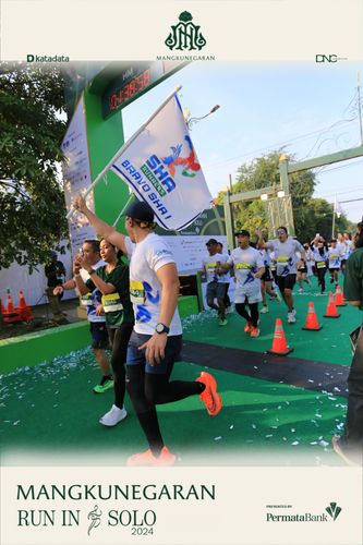 Race photo from Mangkunegaran Run 2024