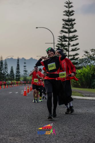 Race photo from CISANGKAN KBP CITY RUN 2025