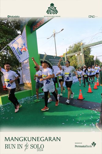Race photo from Mangkunegaran Run 2024
