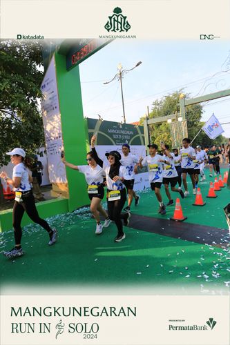 Race photo from Mangkunegaran Run 2024