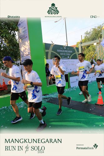Race photo from Mangkunegaran Run 2024