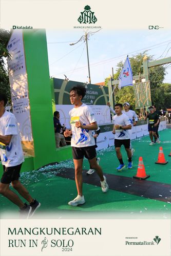 Race photo from Mangkunegaran Run 2024