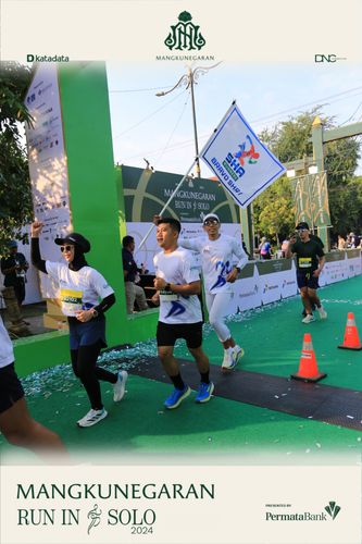 Race photo from Mangkunegaran Run 2024