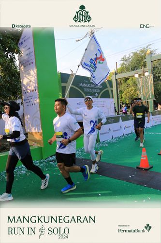 Race photo from Mangkunegaran Run 2024