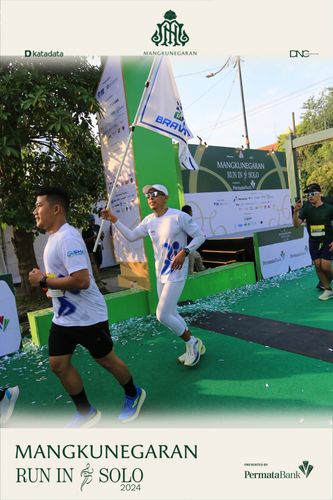 Race photo from Mangkunegaran Run 2024