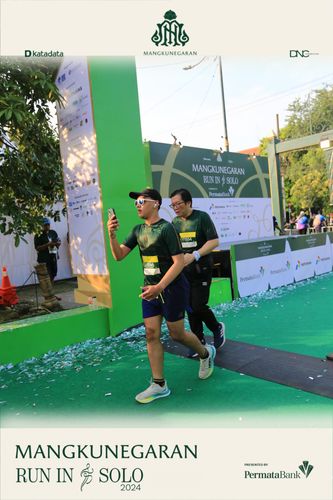 Race photo from Mangkunegaran Run 2024