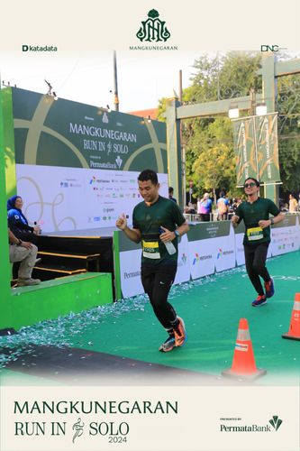 Race photo from Mangkunegaran Run 2024