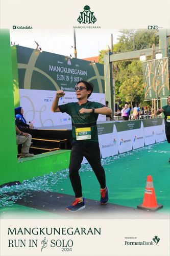 Race photo from Mangkunegaran Run 2024