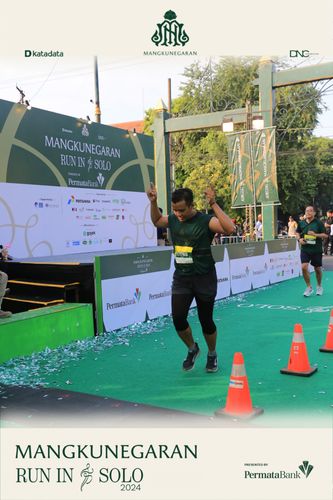 Race photo from Mangkunegaran Run 2024