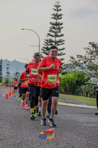 Race photo from CISANGKAN KBP CITY RUN 2025