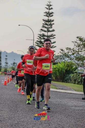 Race photo from CISANGKAN KBP CITY RUN 2025