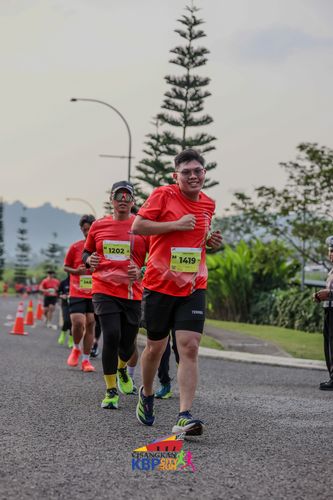 Race photo from CISANGKAN KBP CITY RUN 2025