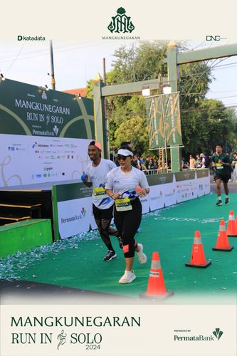 Race photo from Mangkunegaran Run 2024