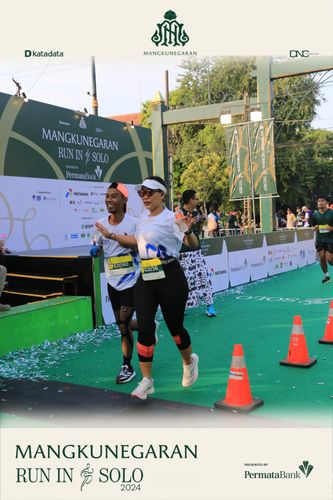 Race photo from Mangkunegaran Run 2024