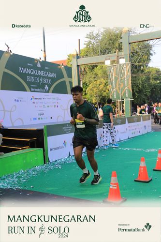 Race photo from Mangkunegaran Run 2024