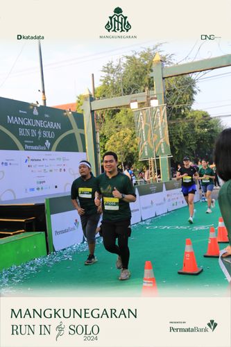 Race photo from Mangkunegaran Run 2024