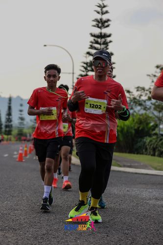 Race photo from CISANGKAN KBP CITY RUN 2025