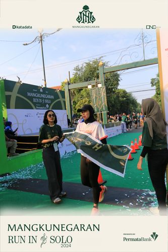 Race photo from Mangkunegaran Run 2024