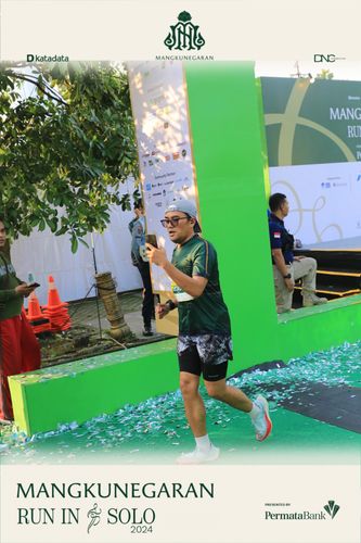 Race photo from Mangkunegaran Run 2024