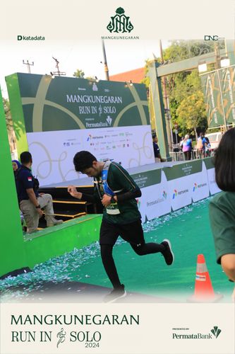 Race photo from Mangkunegaran Run 2024