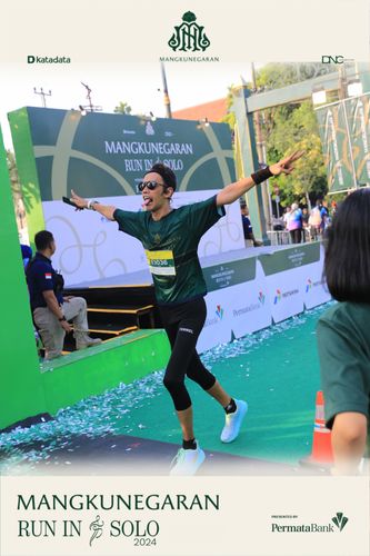 Race photo from Mangkunegaran Run 2024