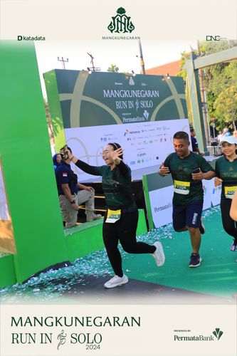 Race photo from Mangkunegaran Run 2024