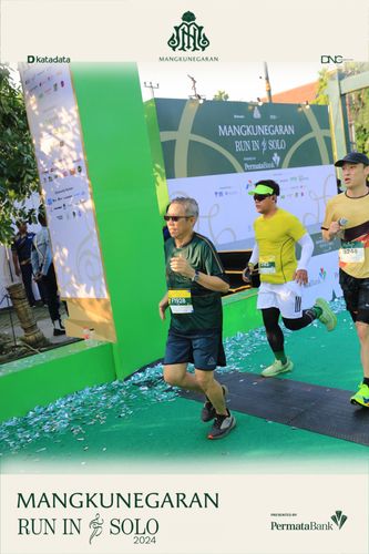 Race photo from Mangkunegaran Run 2024