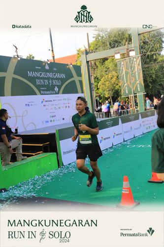 Race photo from Mangkunegaran Run 2024