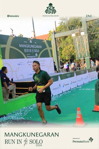 Race photo from Mangkunegaran Run 2024