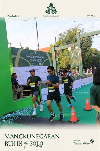 Race photo from Mangkunegaran Run 2024
