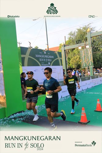 Race photo from Mangkunegaran Run 2024