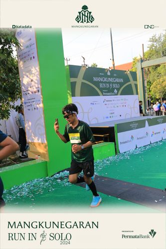 Race photo from Mangkunegaran Run 2024