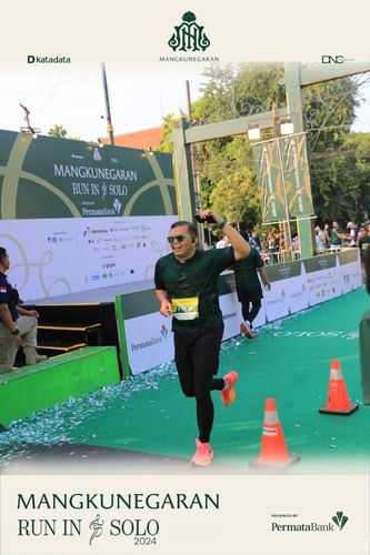 Race photo from Mangkunegaran Run 2024