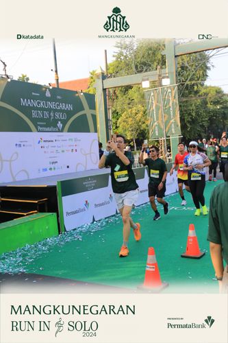 Race photo from Mangkunegaran Run 2024