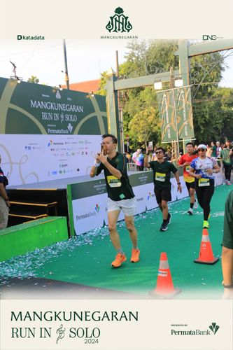 Race photo from Mangkunegaran Run 2024