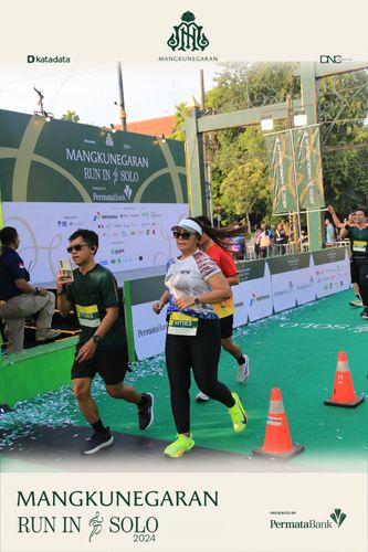 Race photo from Mangkunegaran Run 2024