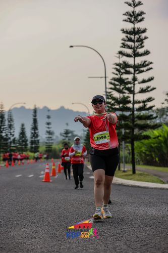 Race photo from CISANGKAN KBP CITY RUN 2025