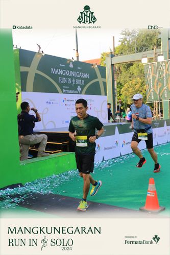 Race photo from Mangkunegaran Run 2024