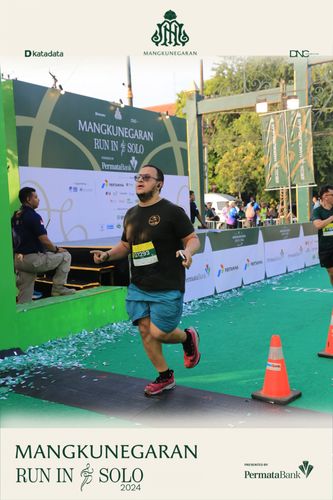 Race photo from Mangkunegaran Run 2024