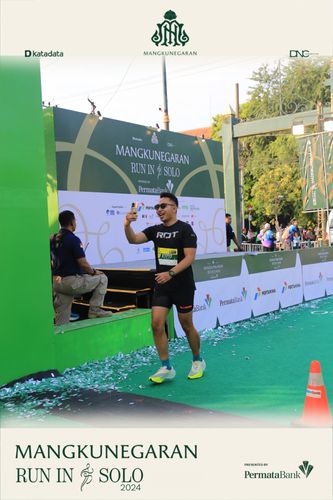 Race photo from Mangkunegaran Run 2024