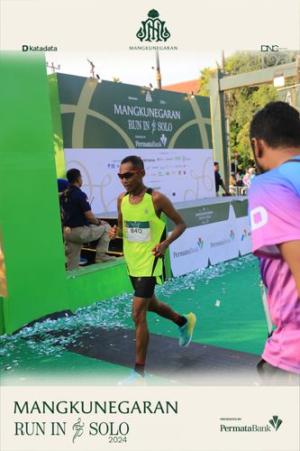 Race photo from Mangkunegaran Run 2024