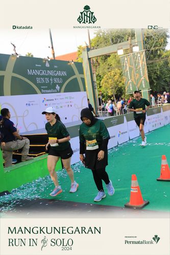 Race photo from Mangkunegaran Run 2024