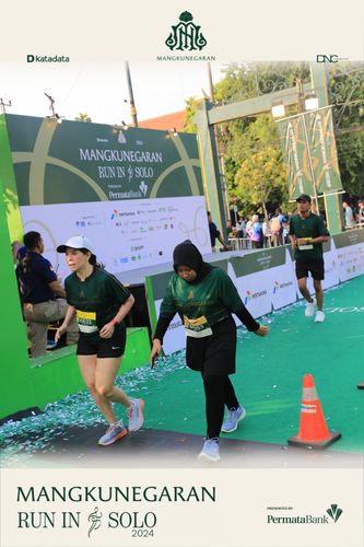 Race photo from Mangkunegaran Run 2024