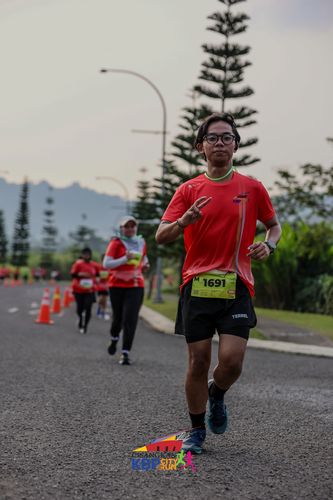 Race photo from CISANGKAN KBP CITY RUN 2025